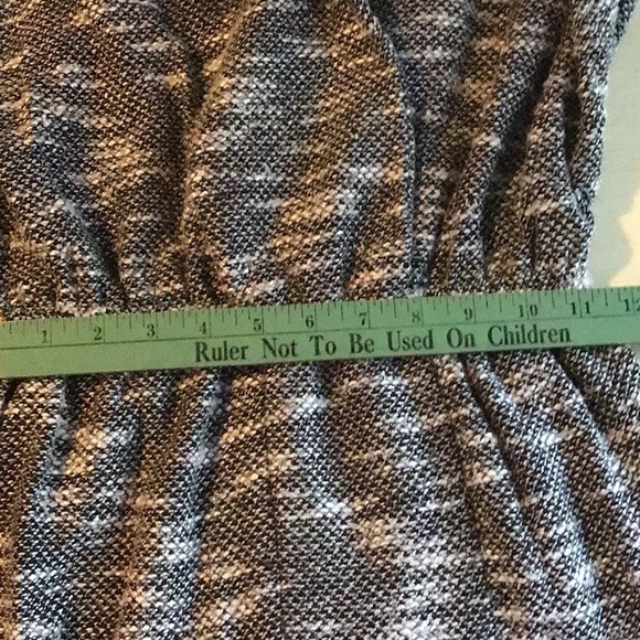 Vintage Uptown Expressions black and white textured woven mid-length dress - Picture 15 of 16